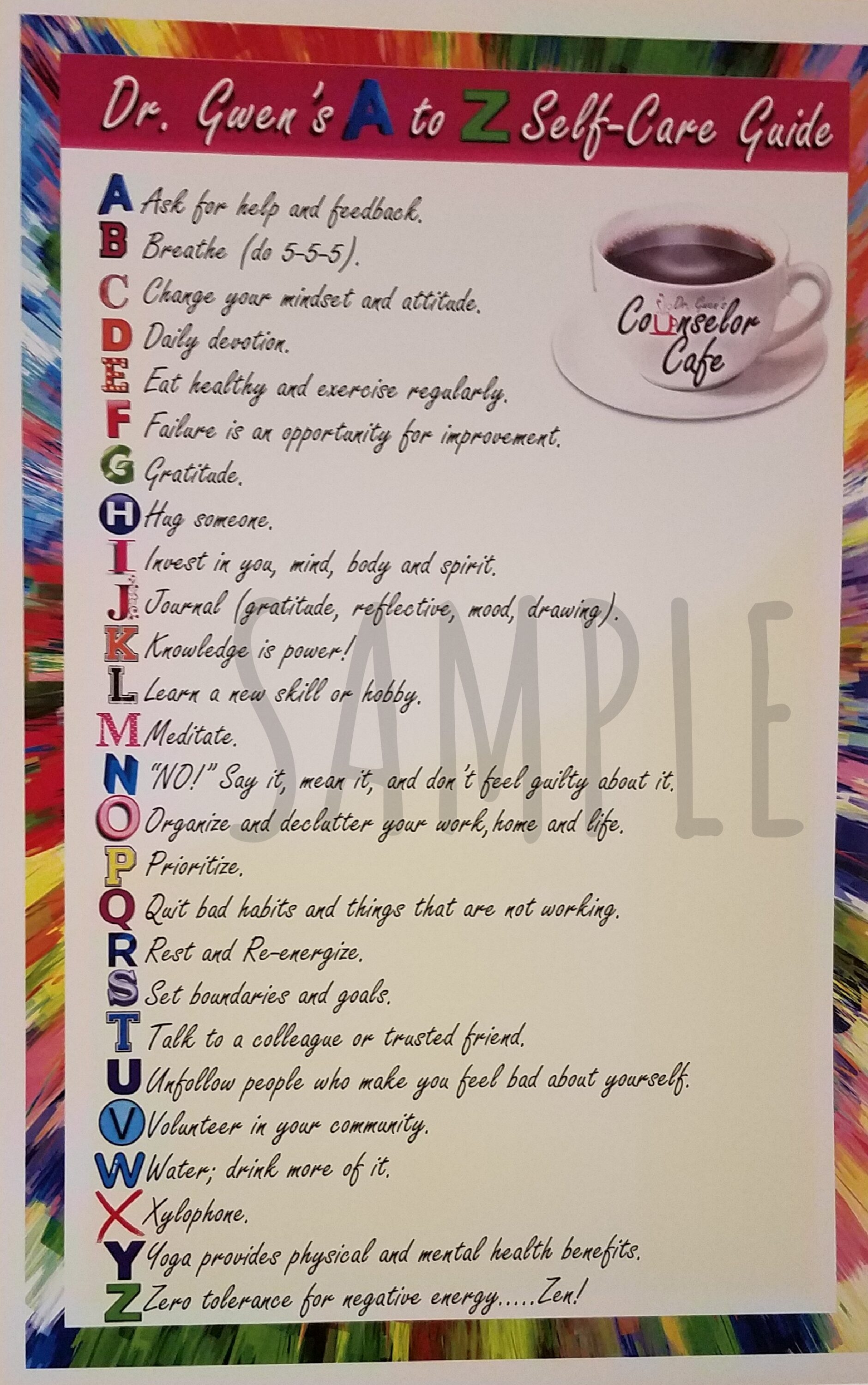 Educator Self-Care Poster