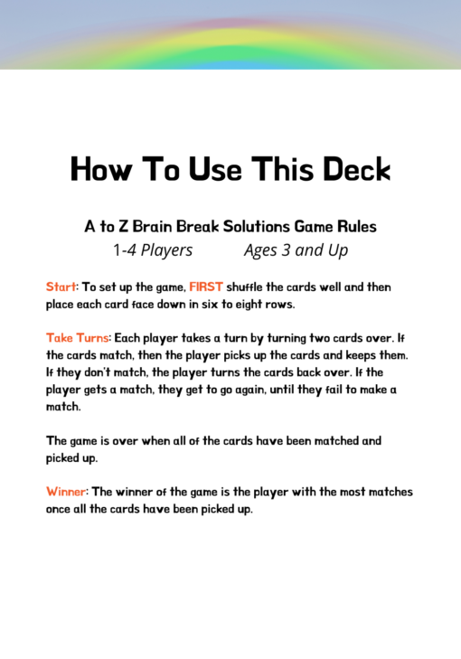 How To Use The Deck