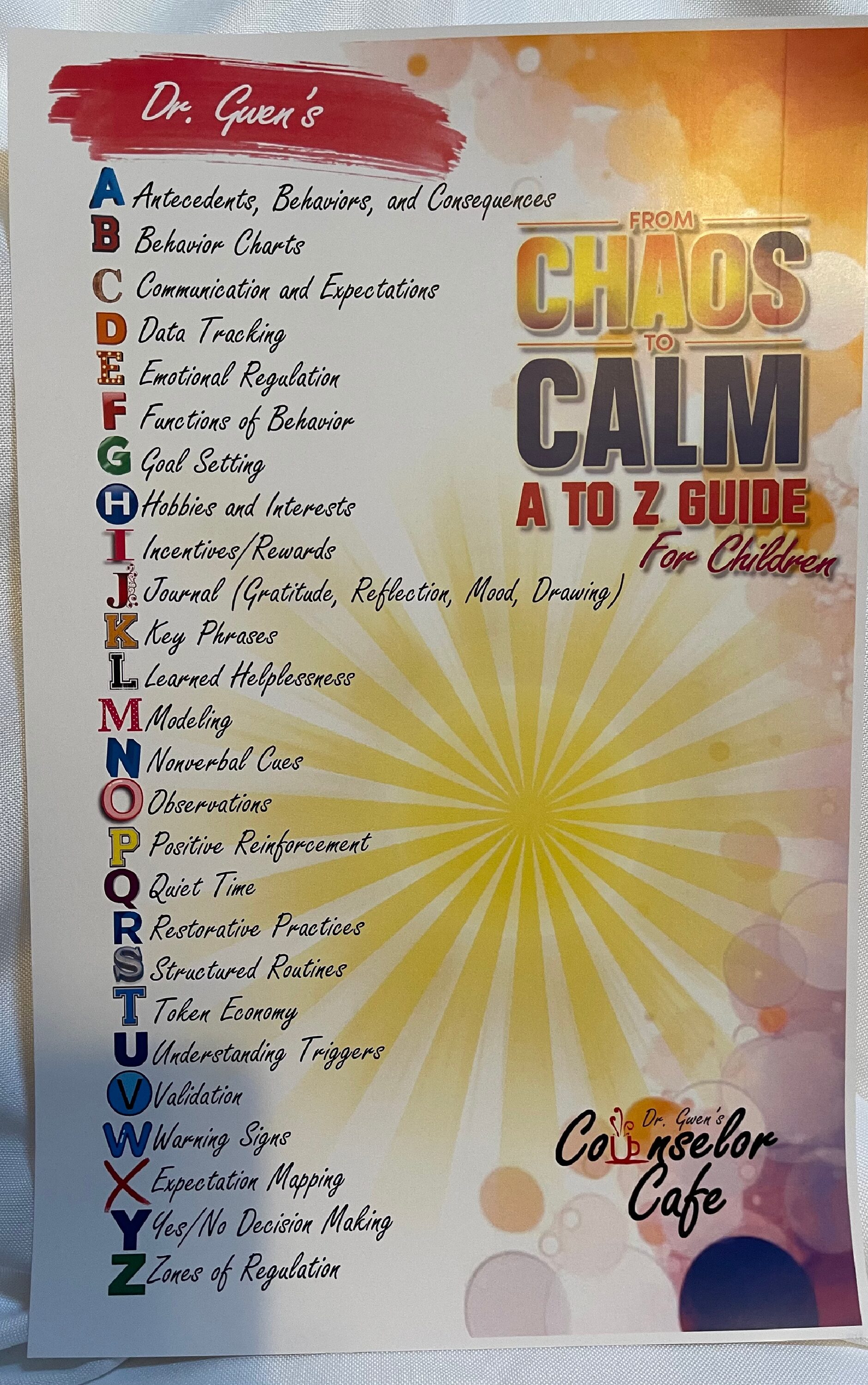From Chaos to Calm Poster