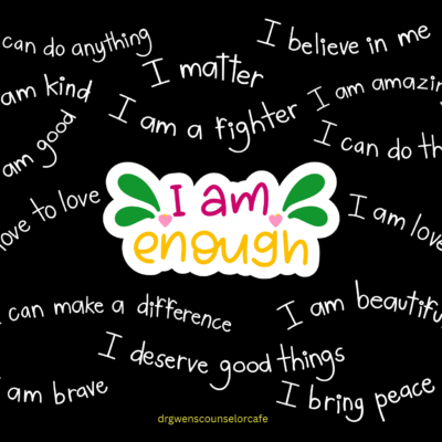 I Am Enough Mouse Pad